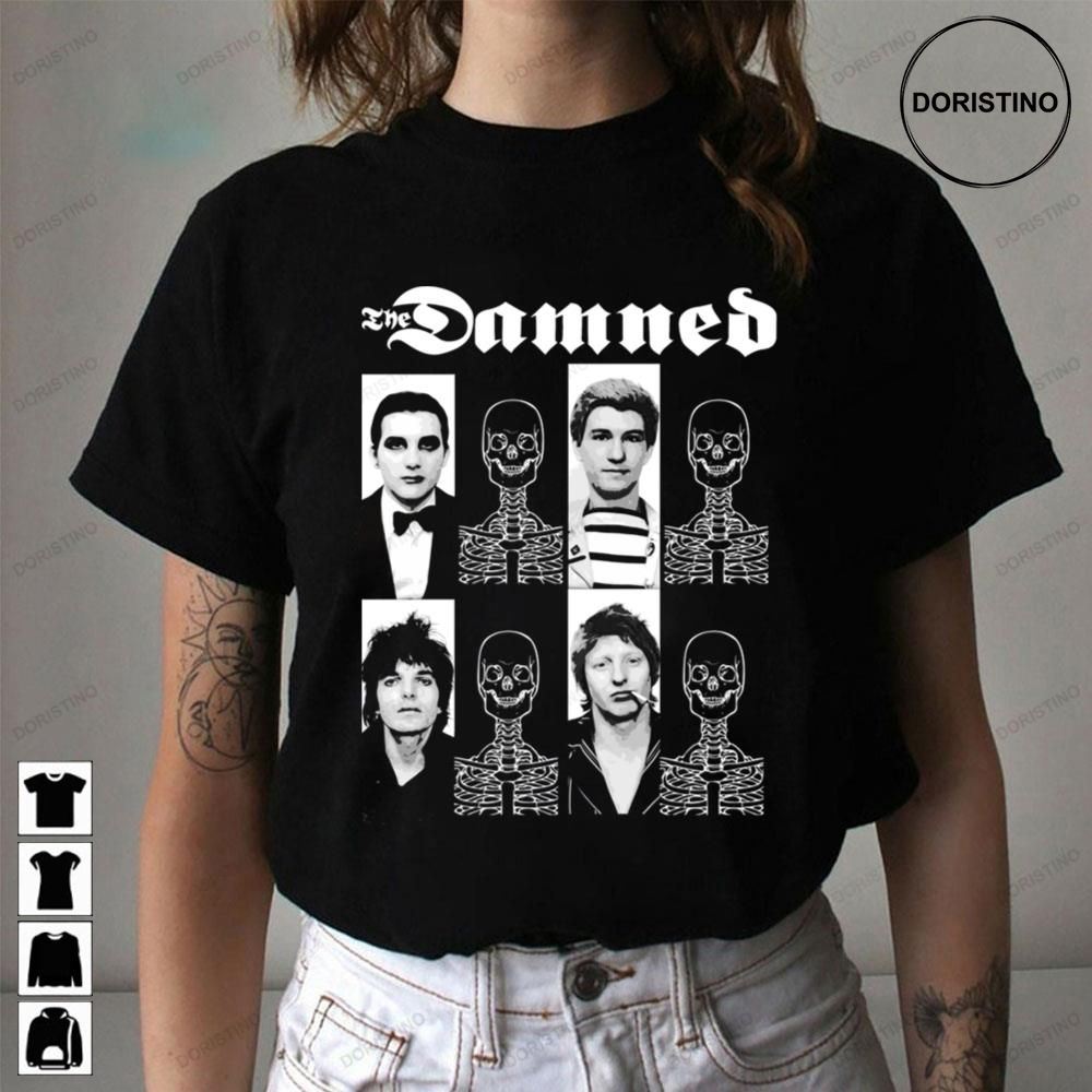 Black White The Damned Awesome Shirts